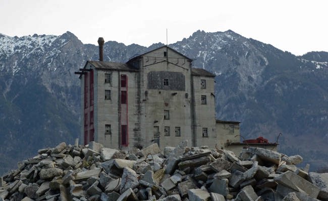 Abbruch auf Raten: Wie weiter mit dem alten Schotterwerk?