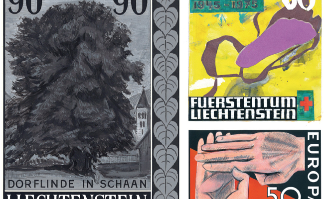 24 Briefmarken gestaltet: Ausstellung über Martin Frommelt