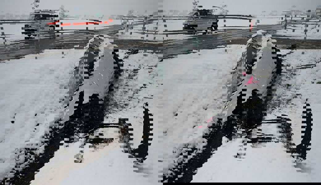 Auf der Haagerstrasse in Gams kam es zu einem Unfall. 