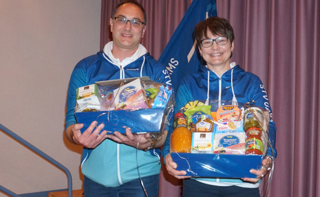 Beim STV Gams gab es eine Vielzahl von Ehrungen und auch einige Abschiede