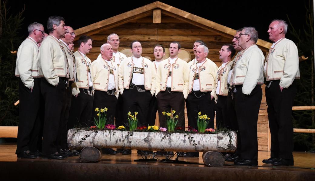 Ein rundum gelungener Abend mit enorm viel Publikum: Der Jodlerklub Bergfinkli zeigt sich am Unterhaltungsabend in bester Form.