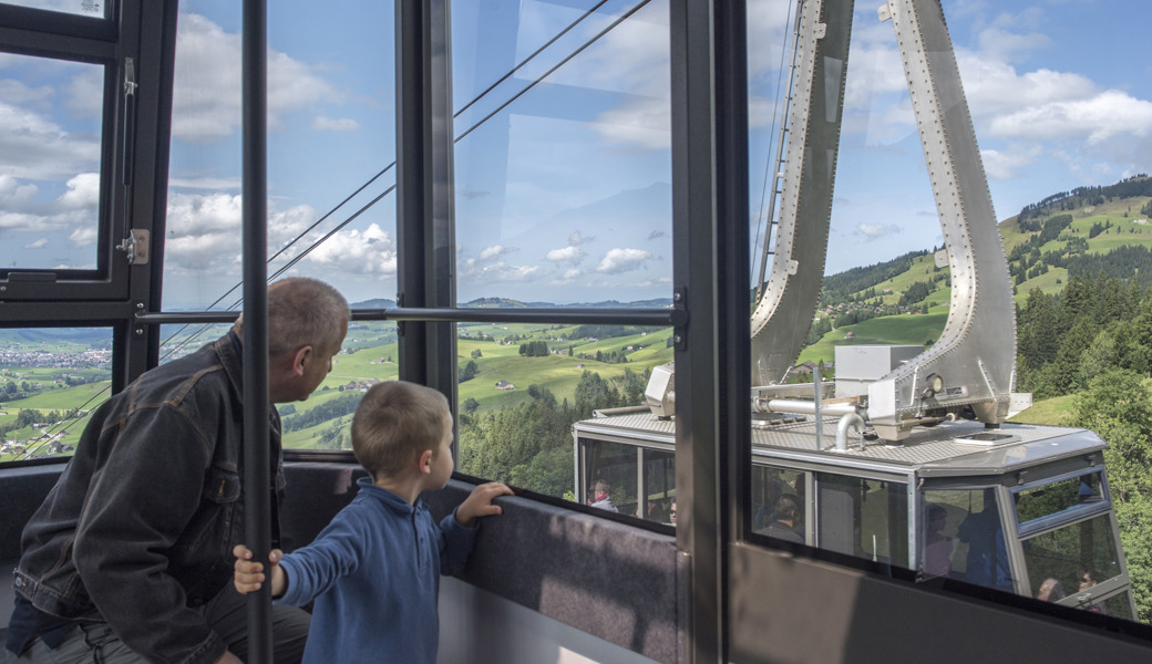 Voraussichtlich 2028 muss das Tragseil der Kastenbahn erneuert werden. 