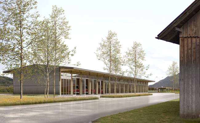 Das geplante Feuerwehrdepot hat nun ein Gesicht