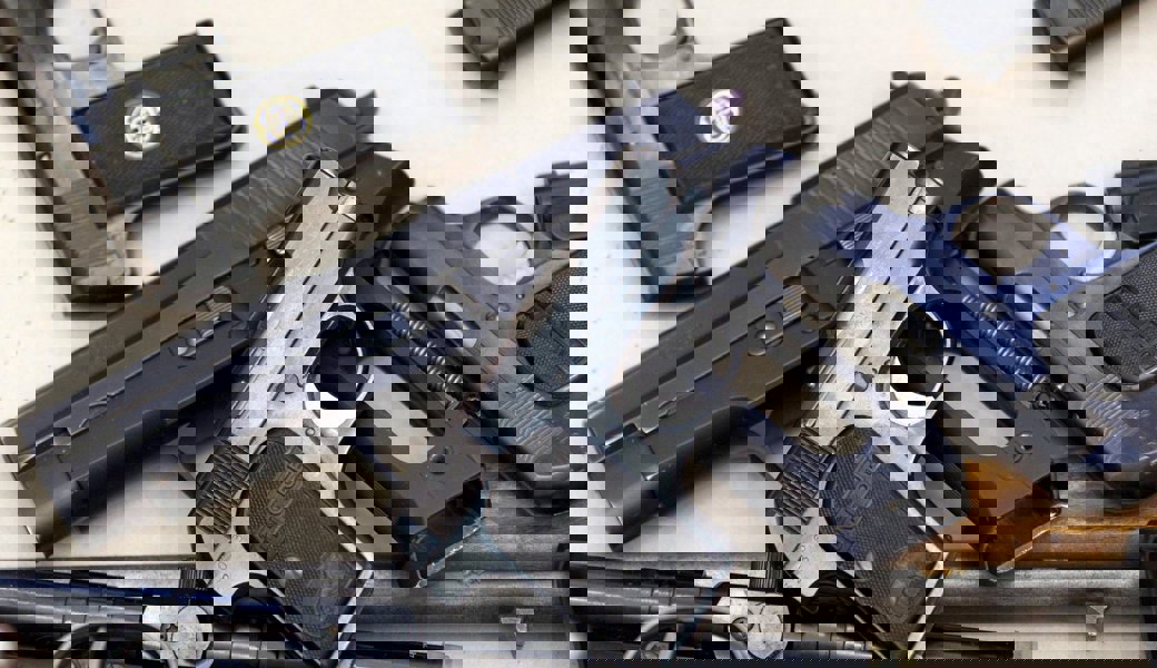 In St.Gallen ereigneten sich im Juli schweizweit am meisten Waffendiebstähle. 