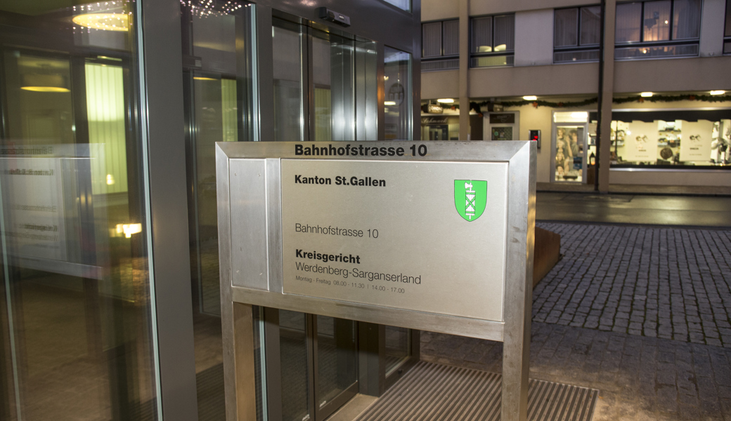  Der Fall wird am Kreisgericht Werdenberg-Sarganserland behandelt. 
