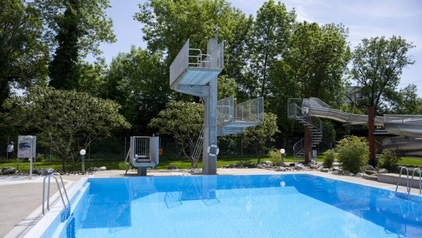  Verlockende Sprungbretter - doch für Nicht-Schwimmer ein gefährliches Vergnügen. 