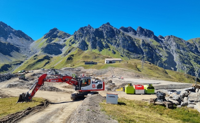 Grossbaustelle am Pizol für Beschneiung