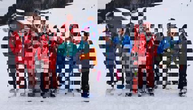 Rund 130 Kinder aus Grabs fuhren am Thurhang in Wildaus um den Sieg