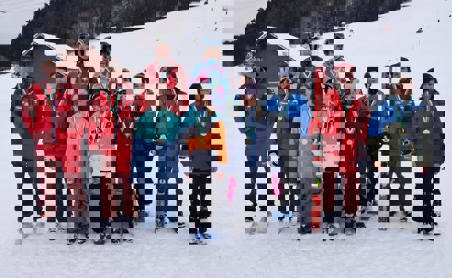 Rund 130 Kinder aus Grabs fuhren am Thurhang in Wildaus um den Sieg