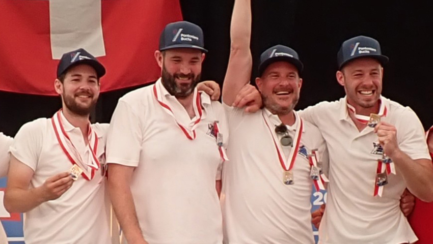 Der Pontonierfahrverein Buchs stellt die besten Schnürer in der Kategorie Mannschaft des Landes.