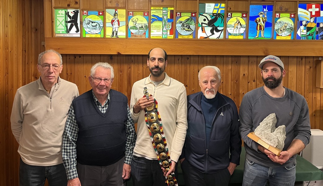 Die erfolgreichen Sennwalder Schützen (von links): Hans Nüesch, Florian Vetsch, Mostafa Hammad, Fredy Wüst, Jan Kressig.