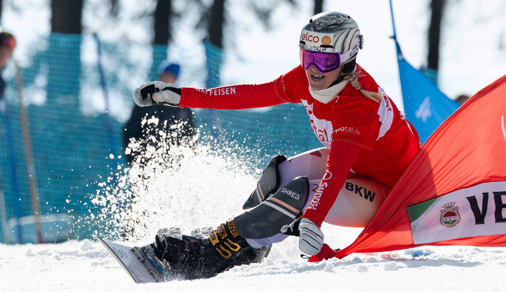 Es ist eine Art Abschiedstournee: Julie Zogg zeigt sich aktuell im Weltcup weiterhin von ihrer guten Seite.