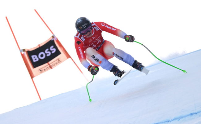 Gunst der Stunde genutzt: Josua Mettler fährt auf der Streif auf Rang 20