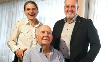 Im hohen Alter noch voller Lebensfreude