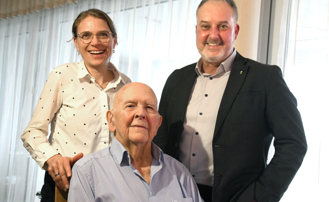 Im hohen Alter noch voller Lebensfreude