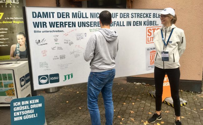Gemeinsam gegen Littering auf Autobahnen: Aktion an der Raststätte Heidiland