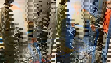 Die Zivilschutzanlage ist vorbereitet, um Flüchtlinge vorübergehend zu beherbergen