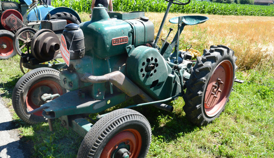  Ein Allgaier-A22-Traktor mit Baujahr 1951 und 22 PS Leistung. Bilder: Hansruedi Rohrer