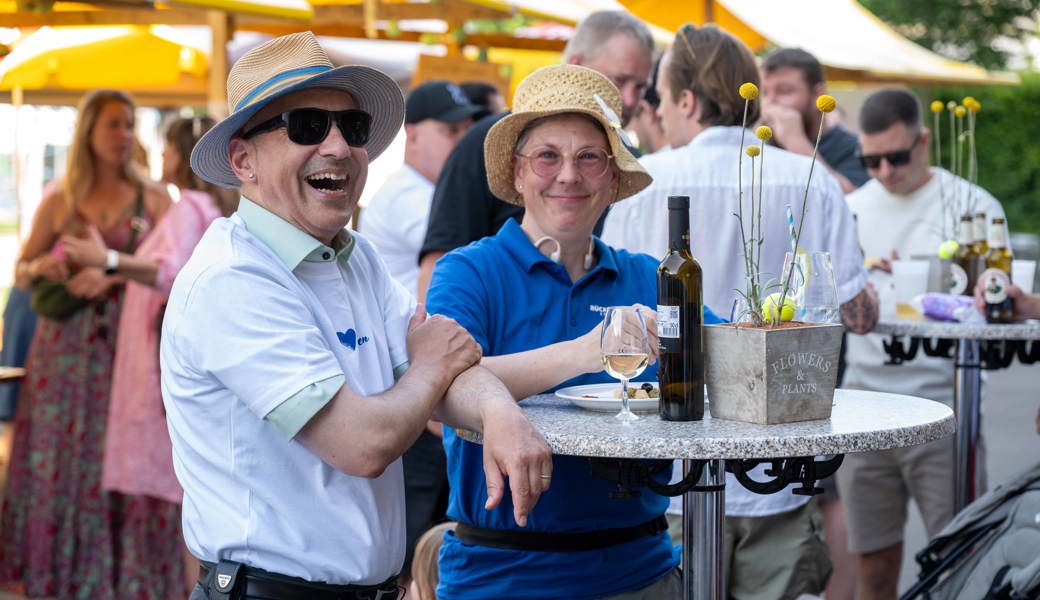 Das Seveler Dorffest s’Fescht war gut besucht – und die Sevelerinnen und Seveler waren sichtlich guter Laune.