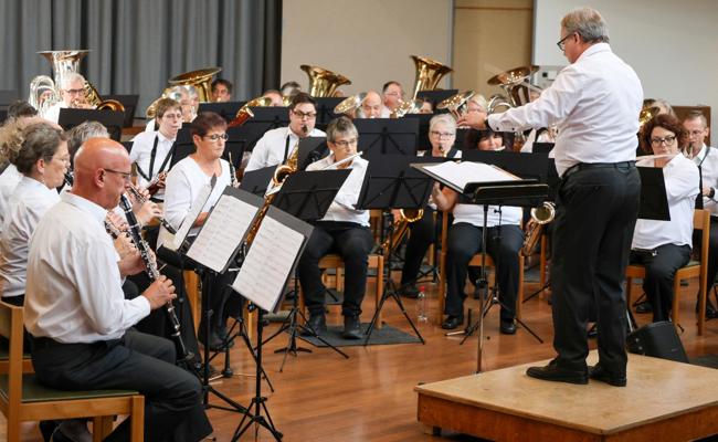 Das Blasorchester 30plus bewies, dass es noch keinen Rost angesetzt hat