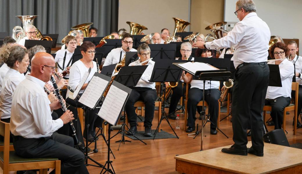 Das Blasorchester 30plus bewies, dass es noch keinen Rost angesetzt hat