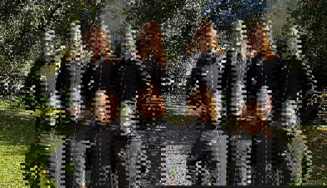 Stolz auf die Leistungen: Nachwuchs des SC Flös.