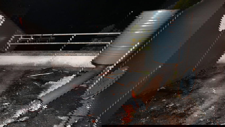  Auf einem Balkon in Diepoldsau kam es zu einem Brand.