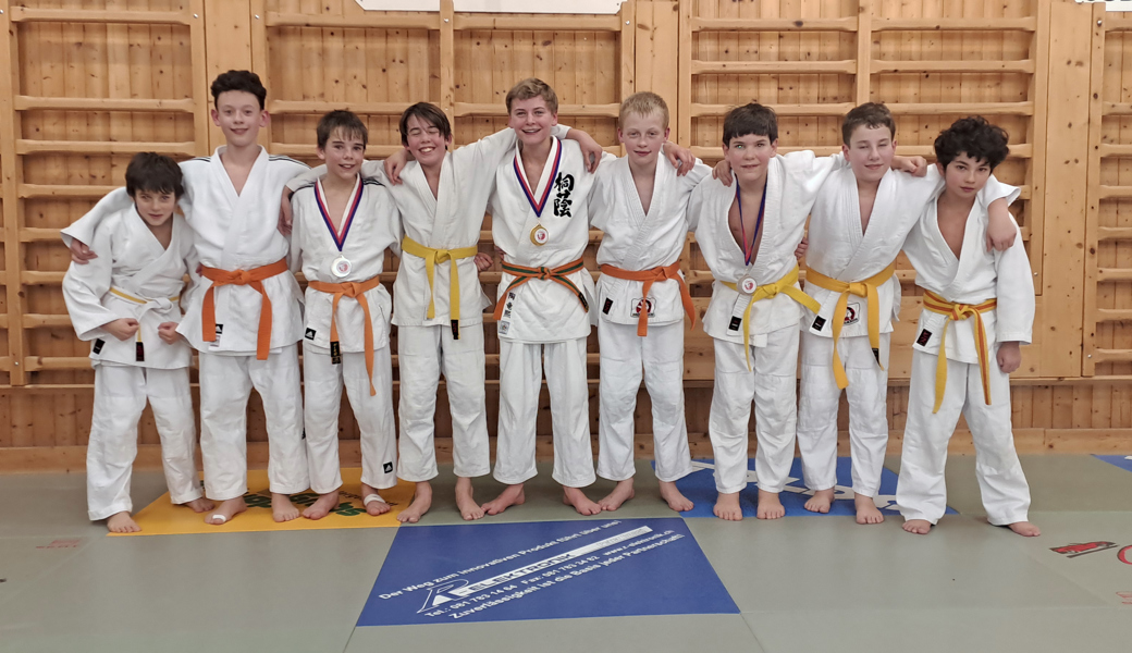 Die jungen Buchser Judokas präsentierten sich am Schülerturnier in Ruggell von ihrer besten Seite.