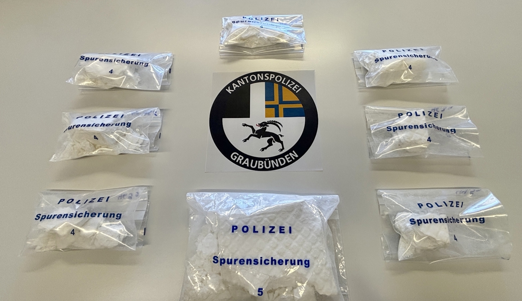 Die von der Polizei sichergestellten Drogen.