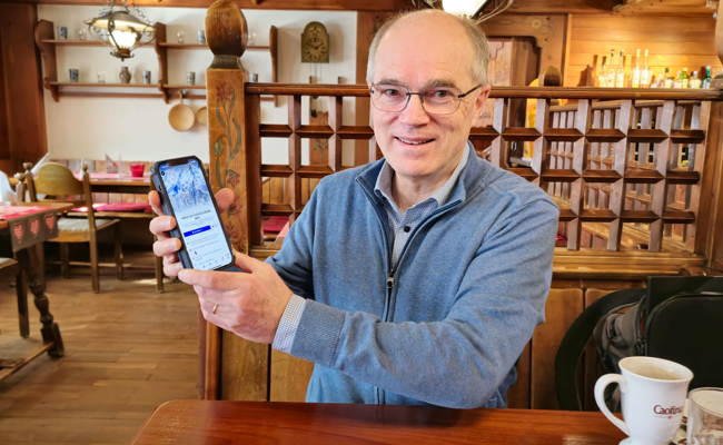 Skifahren ohne Grenze: Ein Spaziergang als Statement