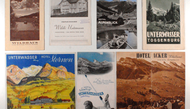 Erholung in Blumen und Tannenschatten: Historische Werbung fürs Obertoggenburg