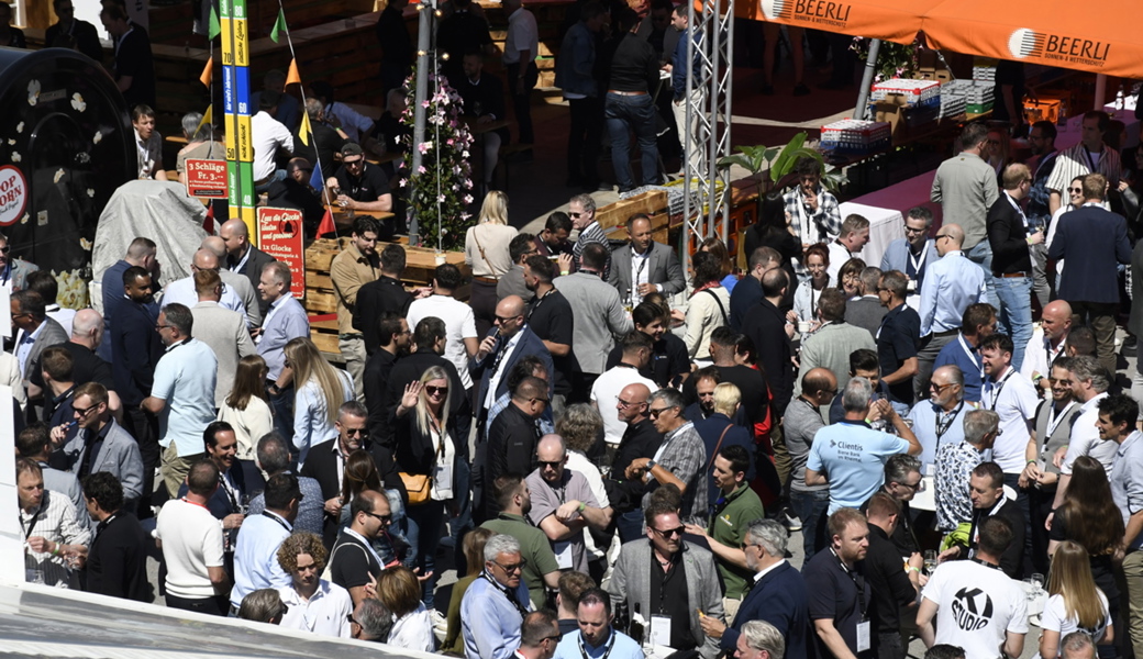 Rhema-Wimmelbild: Wie alle anderen Tagungen und Veranstaltungen war auch der Gwerblertag gut besucht.