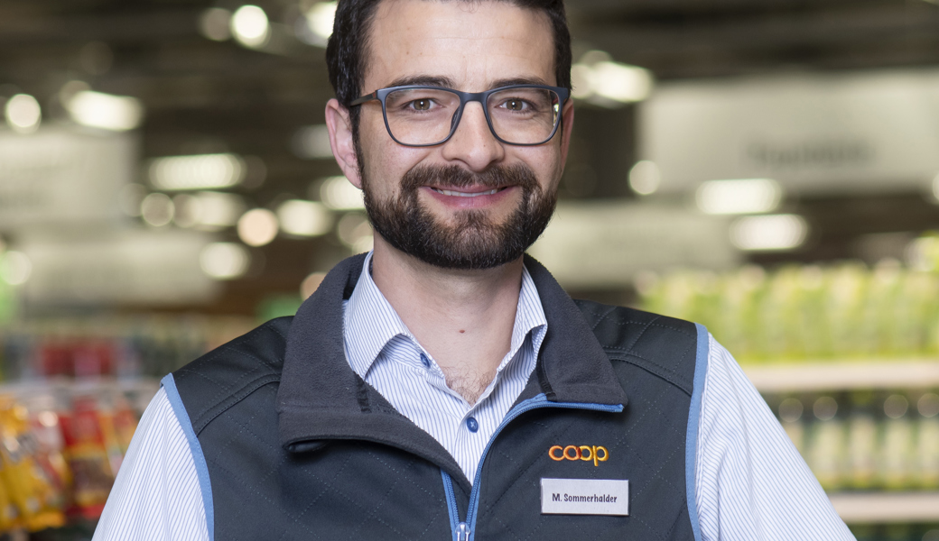Neu an der Spitze des Coop in Trübbach: Manfred Sommerhalder.