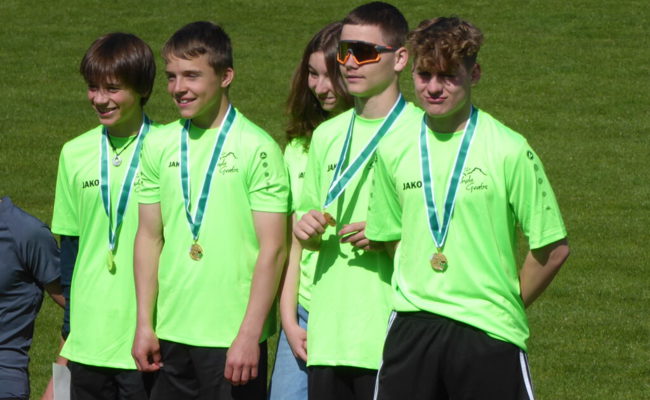 Stafette vom Oberstufenzentrum Kirchbünt ist die Nummer eins des Kantons