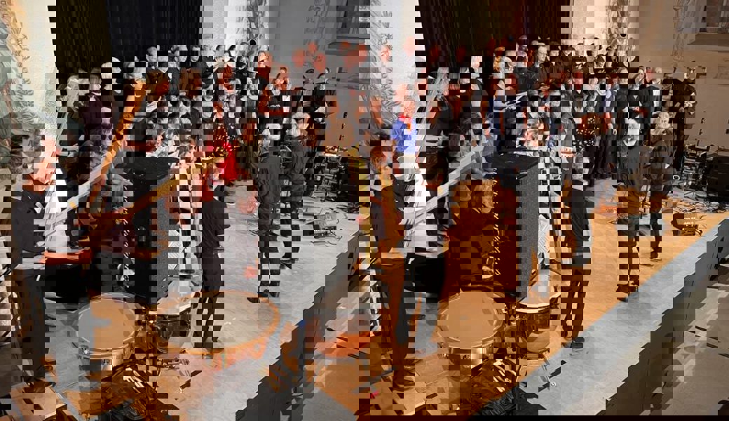  Traditionelles Schlussbouquet mit allen Chören und Formationen vom Samstag. Bilder: Christiana Sutter