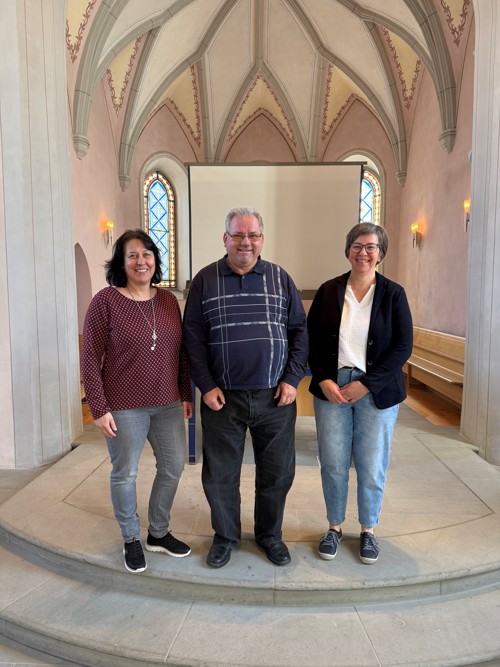 Die Geschäftsprüfungskommission (von links): Andrea Hanselmann (neu), Armin Reichert (bisher), Silvia Zysset-Heeb (neu). Auf dem Bild fehlt Stefanie Müller (neu).