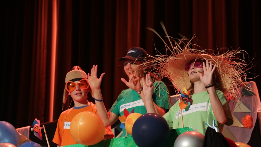 Eine bunte Sache: Alle waren mit Eifer und Freude bei der Sache.