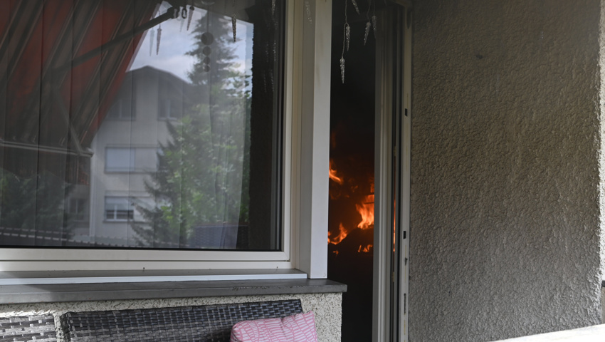 Die Feuerwehr konnte den Brand rasch unter Kontrolle bringen.