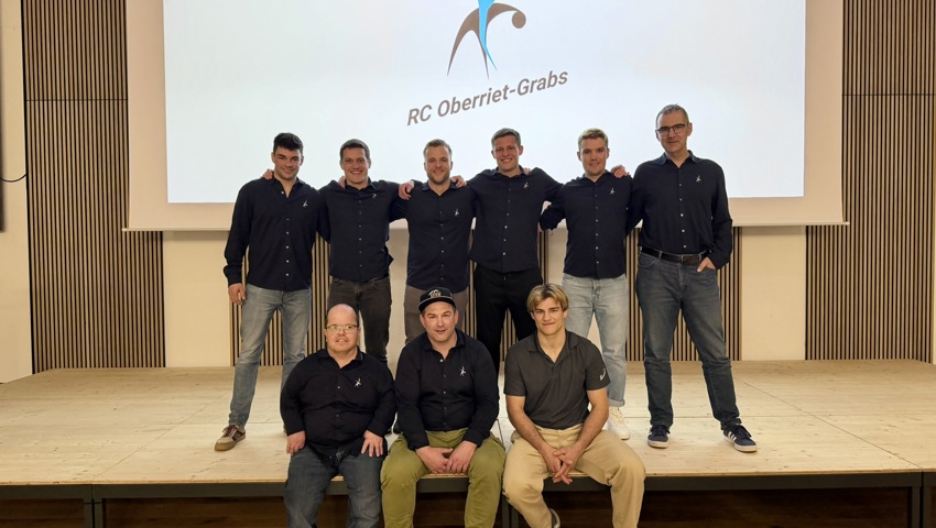 Das zukünftige Führungsteam des RCOG, unten rechts der neu gewählte Maurus Zogg (es fehlt auf dem Bild Marco Obrist)