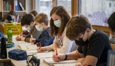 An den Primarschulen gab es von den Eltern wenig Kritik bezüglich der Maskenpflicht