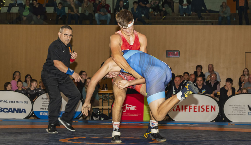 Maurus Zogg (rot) liess Colin Brunner keine Chance.