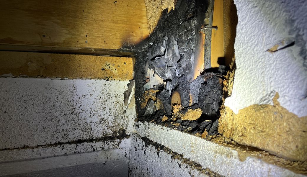 Mottbrand in Einfamilienhaus: Zehntausende Franken Schaden