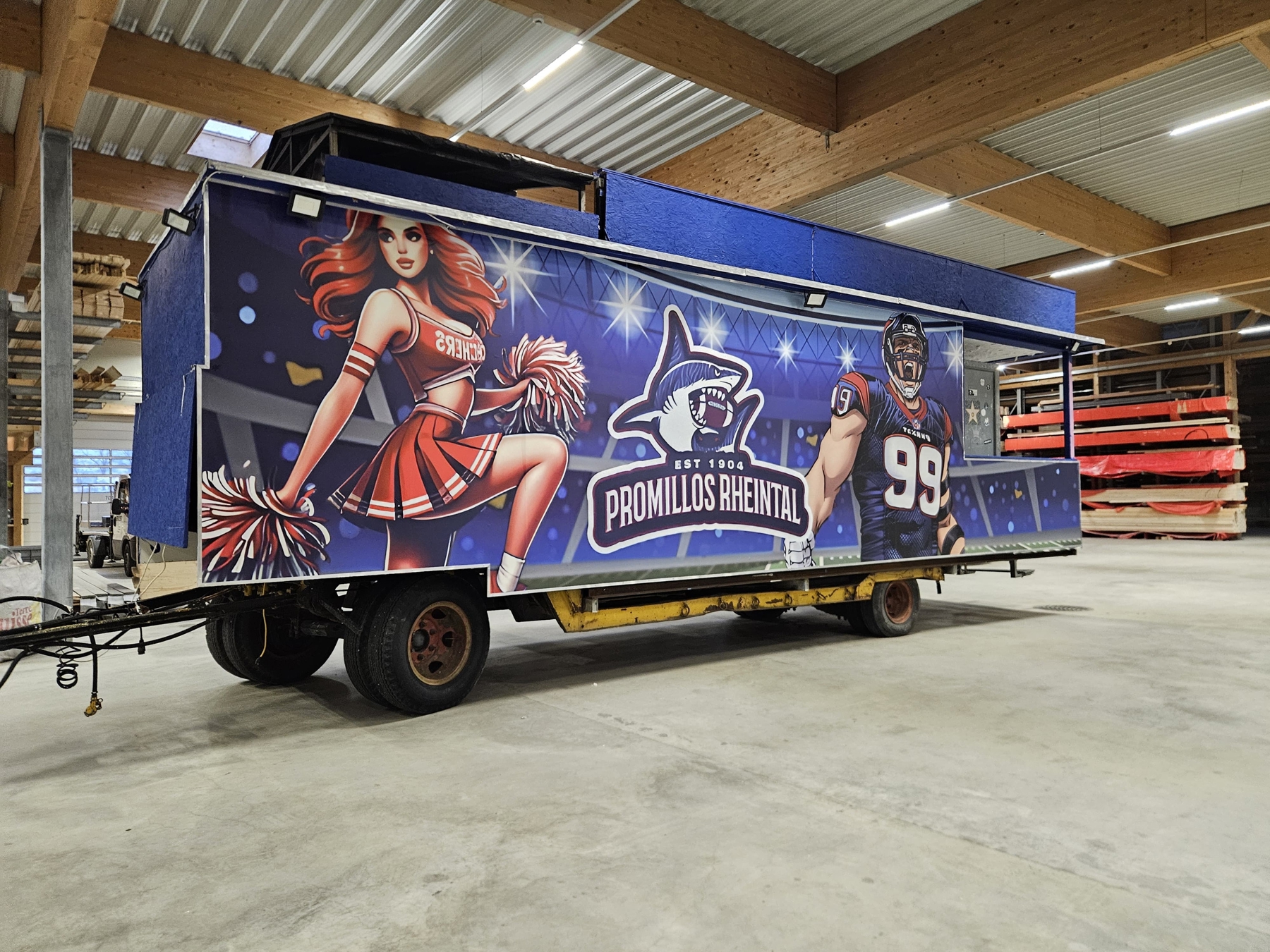 Er ist weitergezogen: Der Promillos-Partywagen ist verkauft