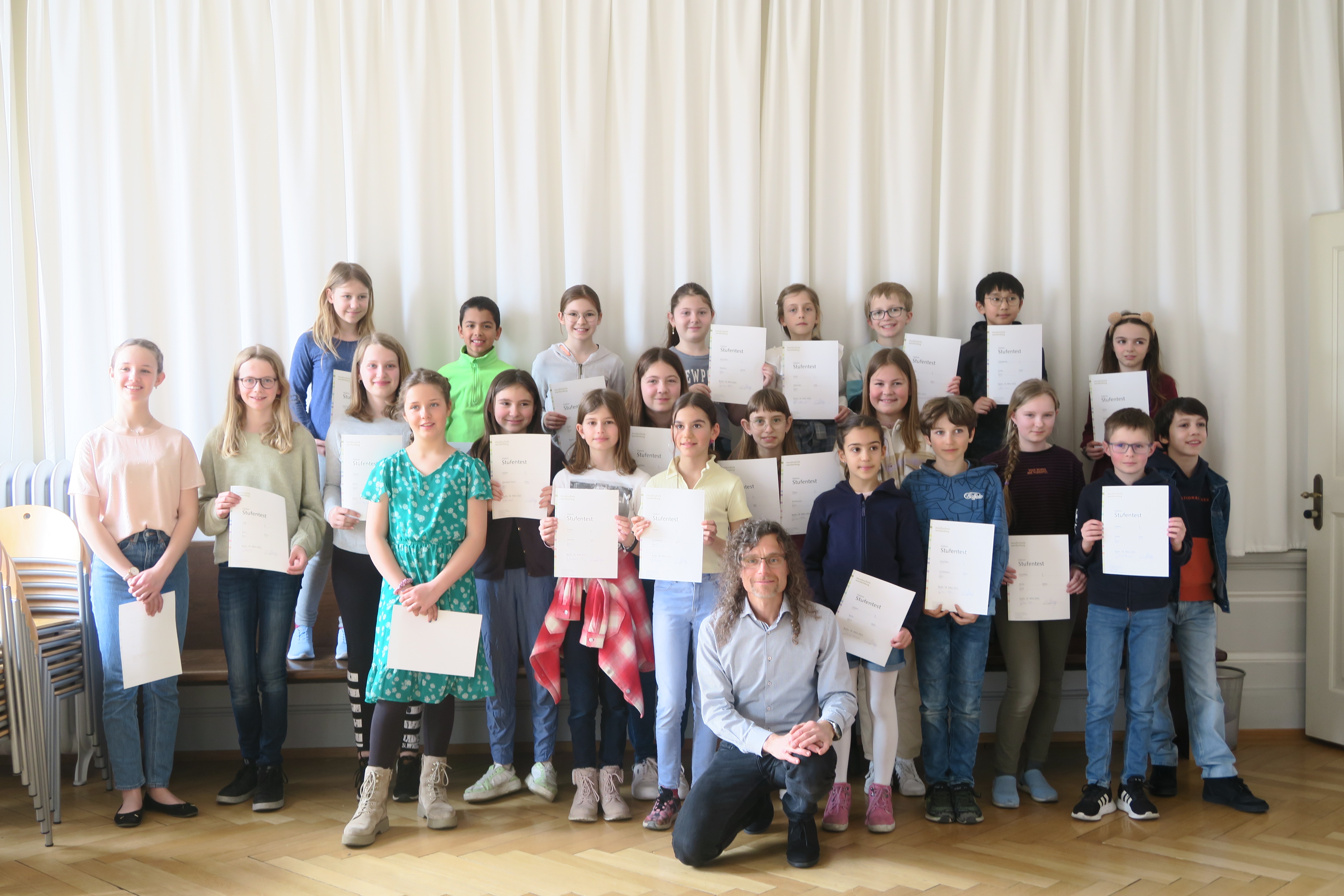 Grosse Beteiligung am Stufentest der Musikschule