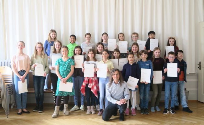 Grosse Beteiligung am Stufentest der Musikschule