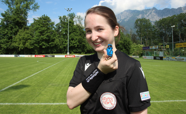 Lieber Schiedsrichterin als Spielerin: Antonia Frey sucht die Herausforderung