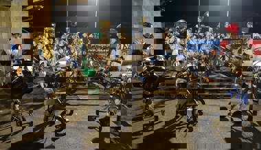 Die ausgelassene Fasnachtsstimmung dauerte bis tief in die Nacht hinein