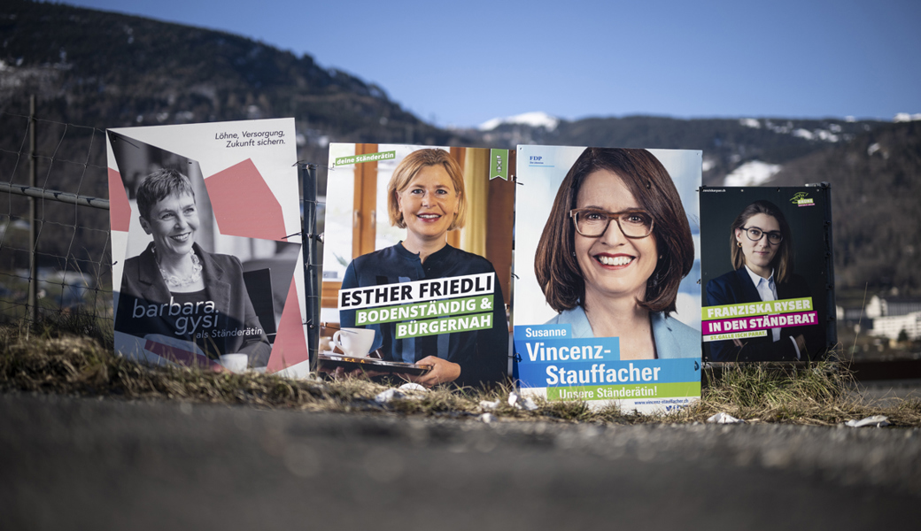 Nicht überraschend: Keine der vier Kandidatinnen hat im ersten Wahlgang das absolute Mehr erreicht.