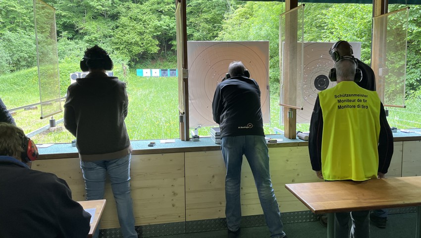 Aus 18 Schützenvereinen kamen die Teilnehmenden des Forsteggschiessens.