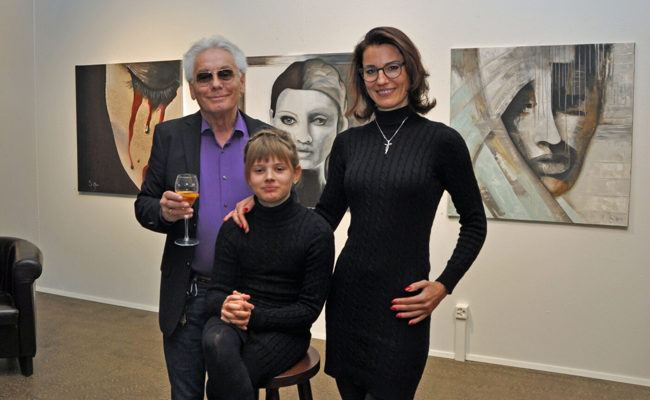 Drei Generationen zeigen Kunst in der Galerie L33: Seelenbilder auf die Leinwand gebracht